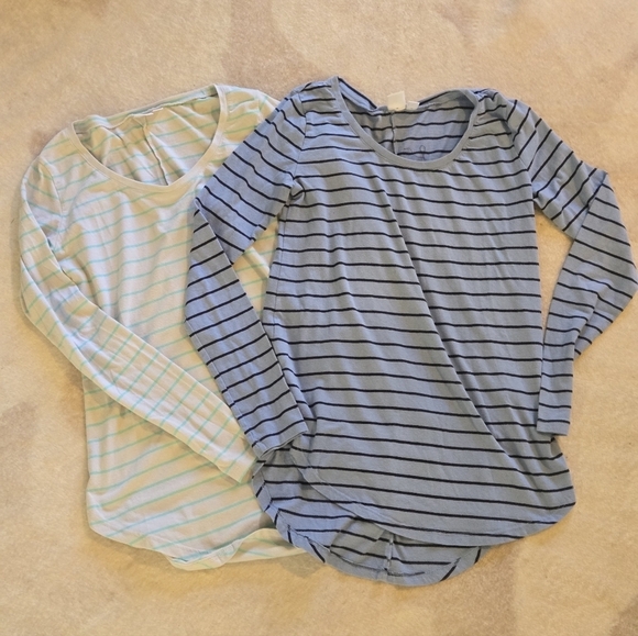 bp Tops - BP Nordstrom Lot Of 2 Long sleeve Striped Tees Tops Small
